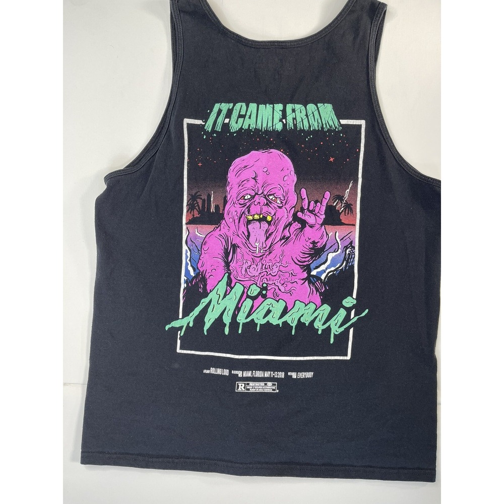 2018 ROLLING LOUD It Came From Miami Tank Top Size Large